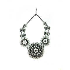 Large Sparkly Euphoria Necklace Black Diamond